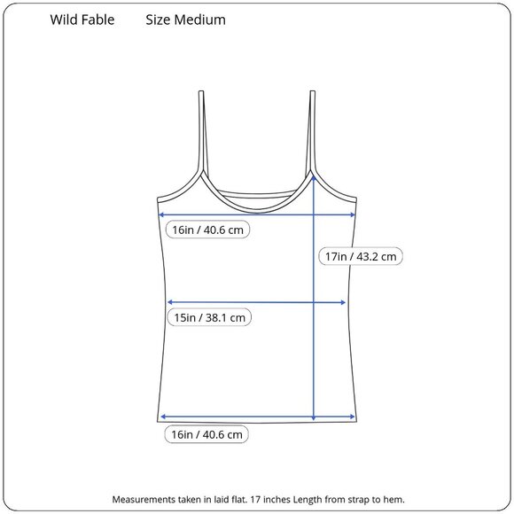 Wild Fable Womens Set Of 2 White & Blue Casual Camisole Tops Size Medium - Picture 7 of 11